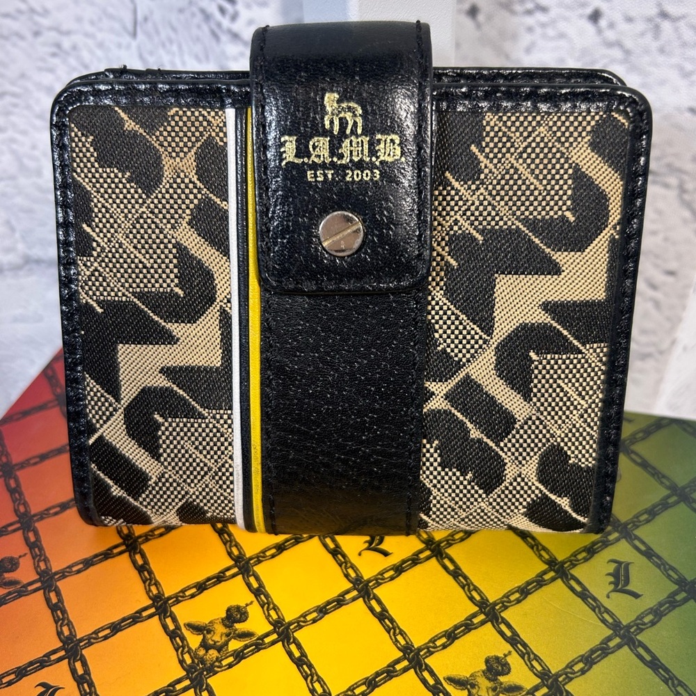 L.A.M.B. Designer Jacquard Bifold Wallet💖